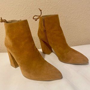 Stuart Weitzman Suede Ankle "Grandiose" Boots Size 9.5